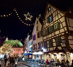 Colmar Christmas lights, Alsace, France