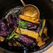 Fried Eggplant with Mushrooms - The Lakeside Veggie Vegetarian Restaurant - Shanghai, China