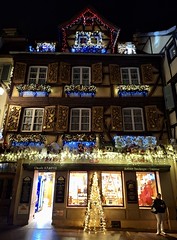 Colmar Christmas decorations, Alsace, France