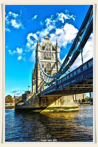 Tower Bridge, River Thames, London, England UK