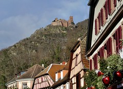 Ribeauvillé with Ulrichsburg, Alsace, France