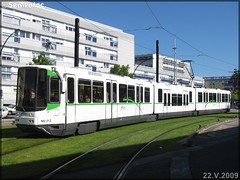 Alsthom TFS (Tramway Français Standard) – Semitan (Société d'Économie MIxte des Transports en commun de l'Agglomération Nantaise) / TAN (Transports de l'Agglomération Nantaise) n°312