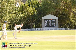 WBHS Cricket: 4th XI vs Paarl Boys' High