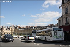 Heuliez Bus GX 327 – Veolia Transdev – Établissement de Vulaines-sur-Seine) / STIF (Syndicat des Transports d-Île-de-France) / Aérial - Photo of Bois-le-Roi