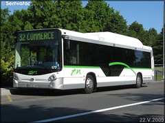 Heuliez Bus GX 327 GNV – Semitan (Société d-Économie MIxte des Transports en commun de l-Agglomération Nantaise) / TAN (Transports de l-Agglomération Nantaise) n°577 - Photo of Grandchamps-des-Fontaines