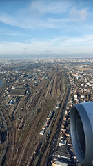 VILLENEUVE SAINT GEORGES TRIAGE FROM A320 AIR FRANCE F-HBNJ NCE-ORY - Photo of Servon