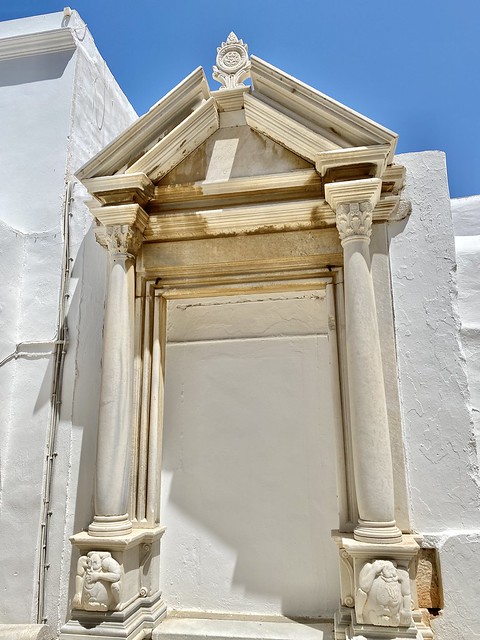 Portico, Panagia Ekatontapiliani, Parikia, Paros, Greece
