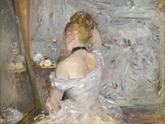 Femme à sa toilette de Berthe Morisot (Musée Marmottan-Monet, Paris) - Photo of Chatou