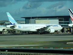 EuroAtlantic Airways B777-243(ER), CS-TSW, MSN 463 (12/2003), as AF 713 Abidjan (ABJ) - Paris (CDG), Flight time: 5:40 - Photo of Thieux