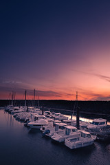 Sunset at Port Bourgenay - Photo of Talmont-Saint-Hilaire