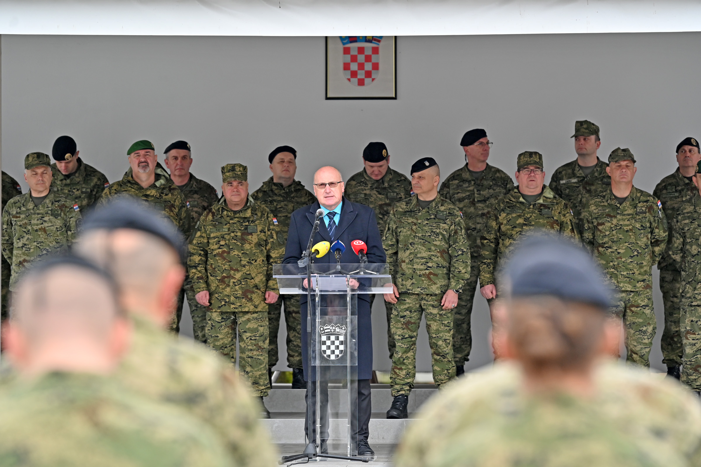 Svečani ispraćaj 4. HRVCON-a u NATO aktivnost u Mađarskoj