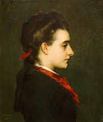 Portrait de Jeanne Boutroux de Jean-Jacques Henner (musée Henner, Paris) - Photo of Deuil-la-Barre
