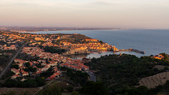 Collioure au petit matin vue depuis le fort St Elme - Photo of Port-Vendres