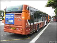 Irisbus Citélis 12 – Semitan (Société d'Économie MIxte des Transports en commun de l'Agglomération Nantaise) / Setram (Société d'Économie Mixte des TRansports en commun de l'Agglomération Mancelle) n°107