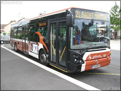 Irisbus Citélis 12 – Semitan (Société d'Économie MIxte des Transports en commun de l'Agglomération Nantaise) / Setram (Société d'Économie Mixte des TRansports en commun de l'Agglomération Mancelle) n°107