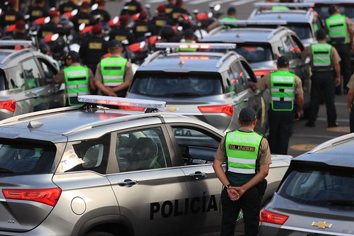 Presidenta Dina Boluarte participa en la ceremonia de entrega de 268 vehículos policiales que serán usados en la lucha contra la criminalidad y reforzarán la seguridad ciudadana.