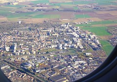 Aereal view of Villiers-Le-Bel, France