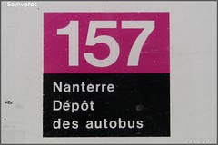 Signalétique Arrêt – RATP (Régie Autonome des Transports Parisiens) / STIF (Syndicat des Transports d-Île-de-France) - Photo of Le Mesnil-le-Roi