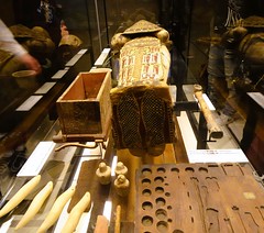 Mummification display from Egyptian Antiquities collection at the Musée du Louvre, 1er Arrondissement, Paris, France - Photo of Bois-Colombes