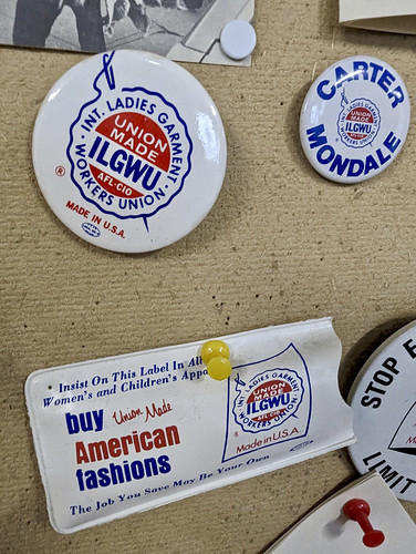Garment Workers Union Buttons
