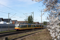 S-Bahn Triebwagen der AVG in Durmersheim