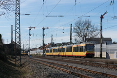 Zugbegegnung zwischen zwei AVG LNT in Durmersheim - Photo of Neewiller-près-Lauterbourg