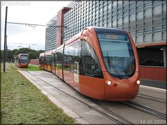 Alstom Citadis 302 – Setram (Société d-Économie Mixte des TRansports en commun de l-Agglomération Mancelle) n°1010 (24 heures du Mans) - Photo of La Guierche