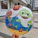 Pinkfong Baby Shark Orbz Balloon Inflated with Helium (Made by Anagram)