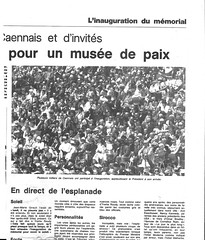1988 Rencontres Internationales Universitaires de Chant Choral. Caen - Basse Normandie - Photo of Cheux