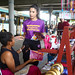 1° Comitiva em Defesa das Mulheres no terminal da Parangaba. (Foto JL Rosa/CMFor)