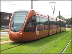 Alstom Citadis 302 – Setram (Société d-Économie Mixte des TRansports en commun de l-Agglomération Mancelle) n°1014 (Bérengère) - Photo of La Bazoge