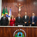 Entrega da medalha Edson Queiroz a Juliana Vieira. (Foto JL Rosa/CMFor)