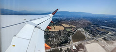 Taking off from Geneva airport