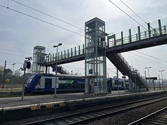 Hirson station, SNCF Hauts-de-France EMU at the platform