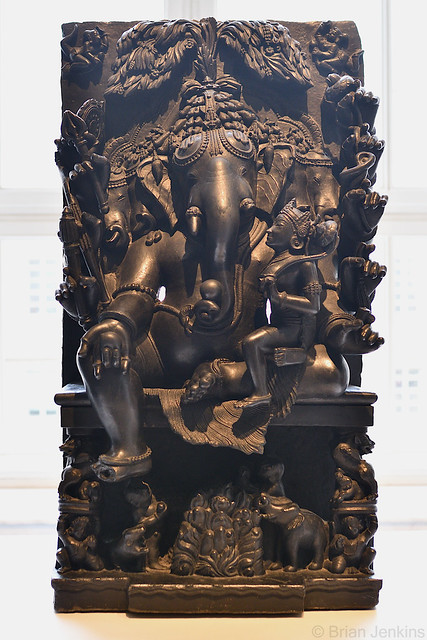 Schist Sculpture of Ganesha (1200-1300 AD)