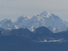 Mont Blanc @ Salève @ Le Sappey - Photo of Jonzier-Épagny