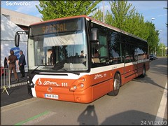 Irisbus Citélis 12 – Setram (Société d-Économie Mixte des TRansports en commun de l-Agglomération Mancelle) n°111 - Photo of Saint-Saturnin