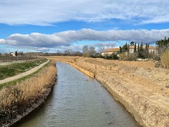 Works to reduce seepage from Canal de la Robine, South of France (2) - Photo of Vinassan
