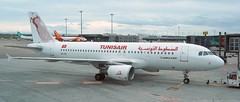 TS-ITA Tunisair Airbus A320-214 LYS 290324 - Photo of Heyrieux