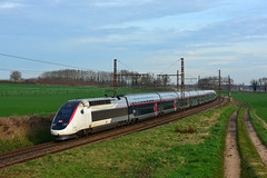 SNCF TGV Duplex 2N2 821 - Photo of Sennecey-le-Grand