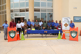 Belize Road Safety Project Handing Over of Traffic Equipment