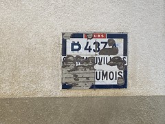 Doubs, plaque m. - Photo of Goumois