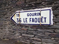plaque - Photo of Plounévézel