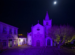 Óbidos at night
