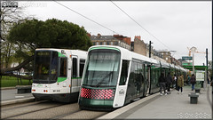 Alsthom TFS (Tramway Français Standard) – Semitan (Société d'Économie MIxte des Transports en commun de l'Agglomération Nantaise) / Naolib n°332 & Alstom Citadis X05 – Semitan / Naolib n°405