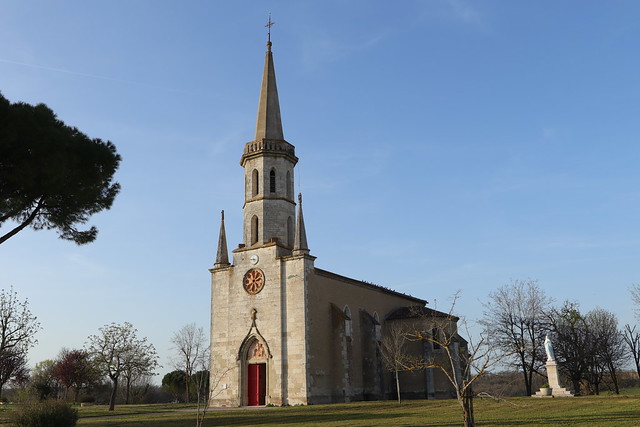 L'église Saint-Jean-Baptiste d'Avensac
