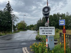 Level crossing north of Givet