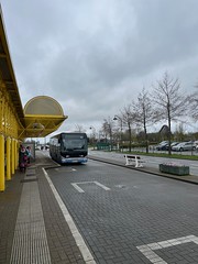 Cross border bus at De Panne