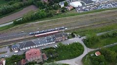 Gare Lauterbourg with trains waiting - Photo of Niederlauterbach