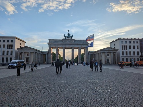 Wednesday evening at the Brandenburg Gate